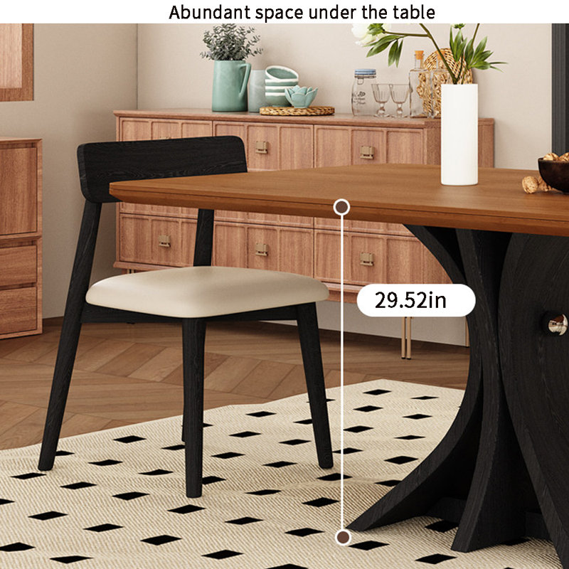 Table de salle à manger simple et haut de gamme, 29.52”H x 55.11”L x 31.49”W
