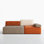 Canapé modulaire Boneless 79,9 po avec coussins à ressorts indépendants