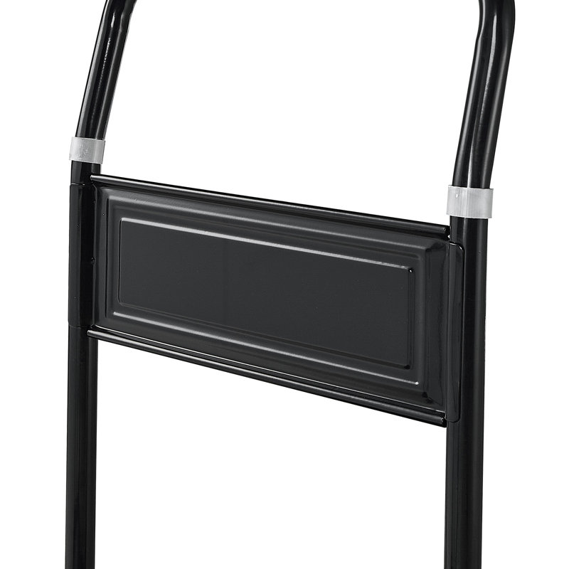 Chariot de manutention pliable, 318 kg, à deux niveaux, plateau de 73 x 47 x 82 cm, robuste, avec roues, en acier haute résistance, idéal pour garage, atelier, bureau et entrepôt.