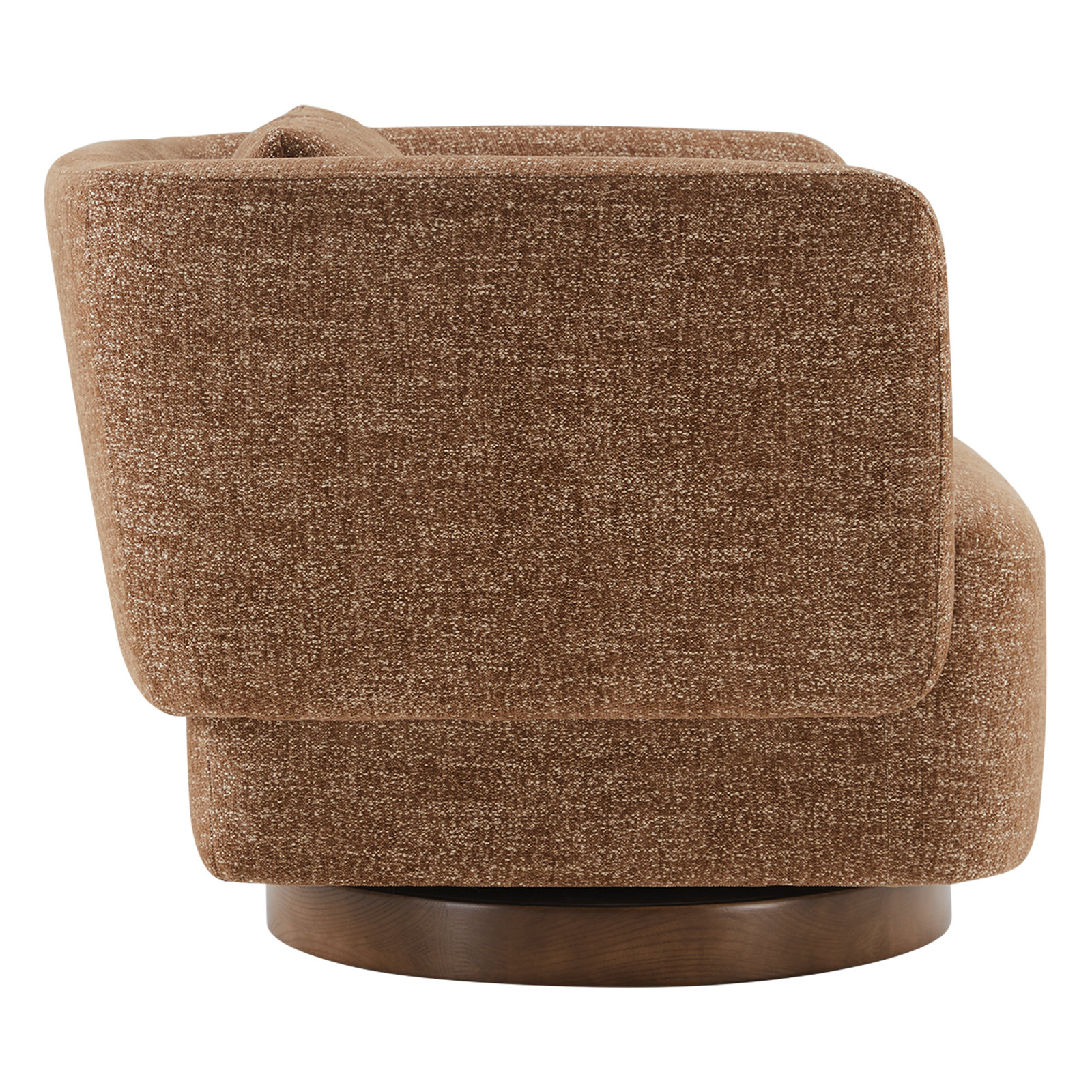 Morello Swivel Armchair, Magonia Camel Tweed