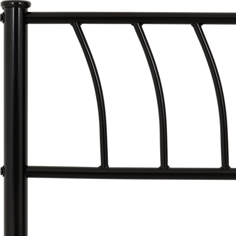 Sanyra Metal Bed, Black, Single (3')