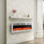 Wall Mounted & Recessed Electric Fireplace With 12 Flame Colours-297656279