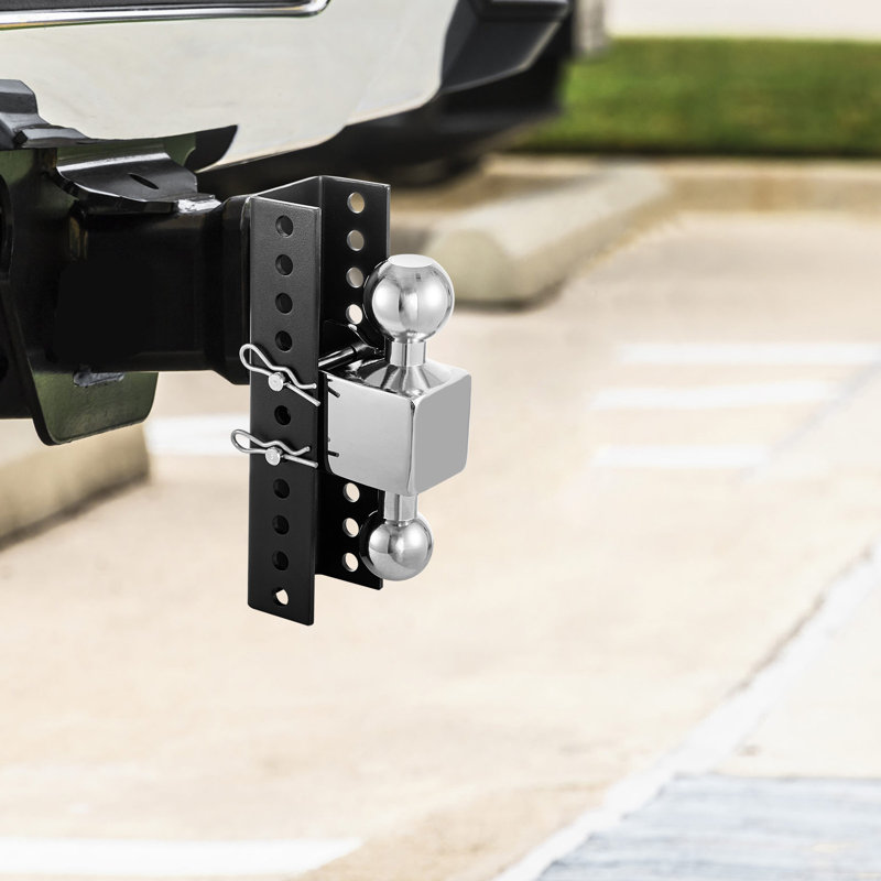 VEVOR Adjustable Trailer Hitch, 8" Rise & Drop Hitch Ball Mount