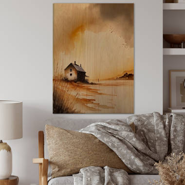 Middle Of Nowhere Decor  30x40 Abstract Modern Canvas Wall Art