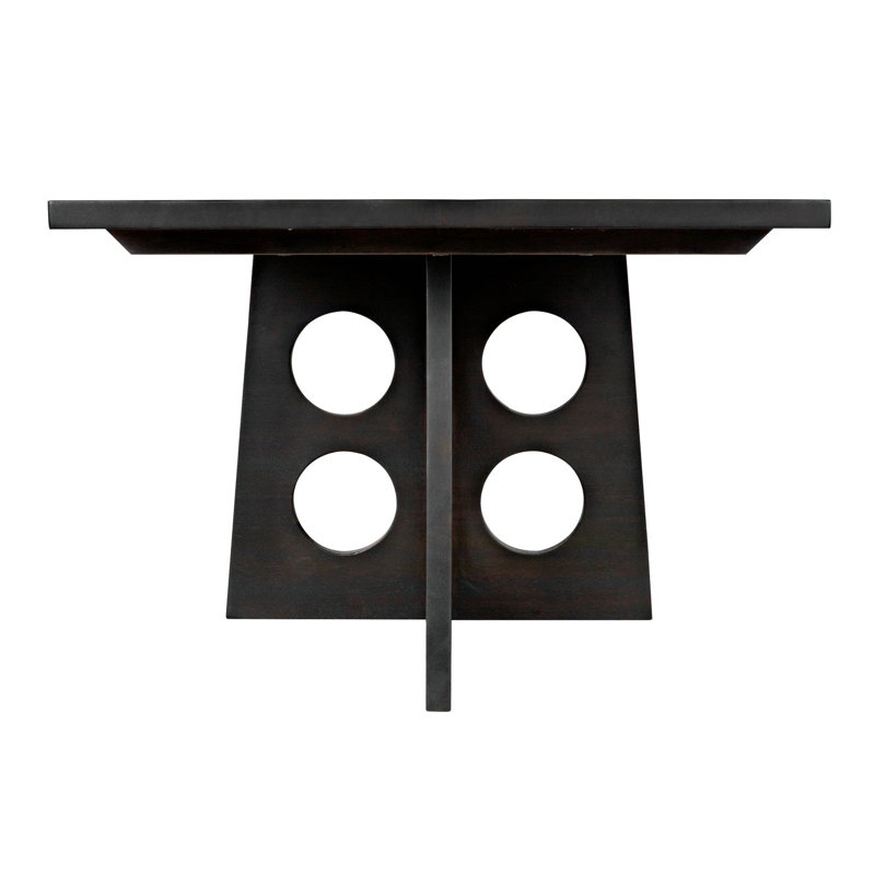 Mid-century Modern Carlo 84" Ebony Walnut Dining Table