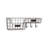 Syntra Black Metal Wall Hook & Shelf Organizer