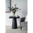 Square Side Table With Pedestal Base