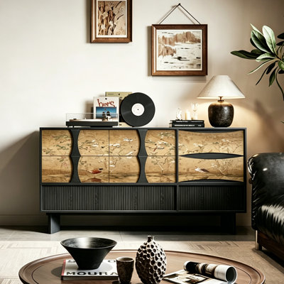 Buffet de style moderne rétro simple