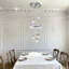 Lustre en cristal à 5 lumières avec lumière DEL Modern