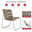 Ensemble de 2 chaises en rotin empilables Ziaa - sans assemblage, sans accoudoirs pour un rangement facile-117296394