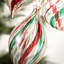 3 Piece Striped Finial Ornament Set