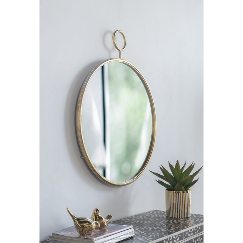 Miroir rond en fer