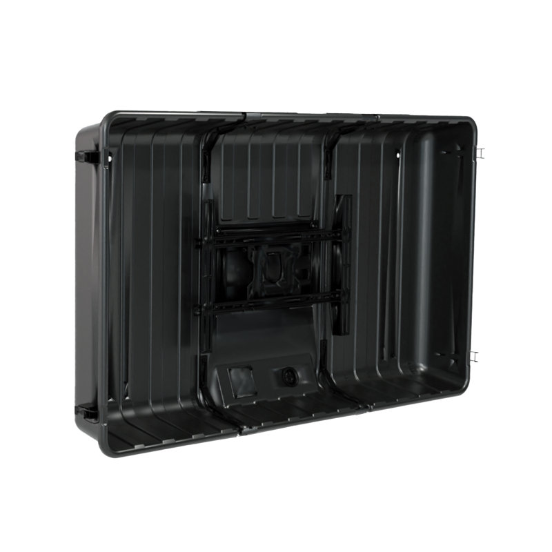 Storm Shell Black 56-65" Outdoor Weatherproof TV Enclosure