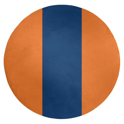 Tapis orange / bleu marine Houston