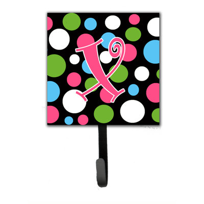 Crochet mural polkadot monogramme
