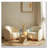 Silver Mirrored Geometric Side Table – Modern Luxe Accent