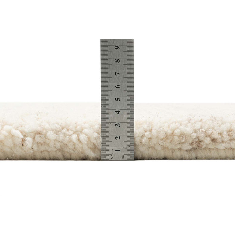Pinero Solid Colour Wool Hand Woven Area Rug, Runner 70 x 620cm