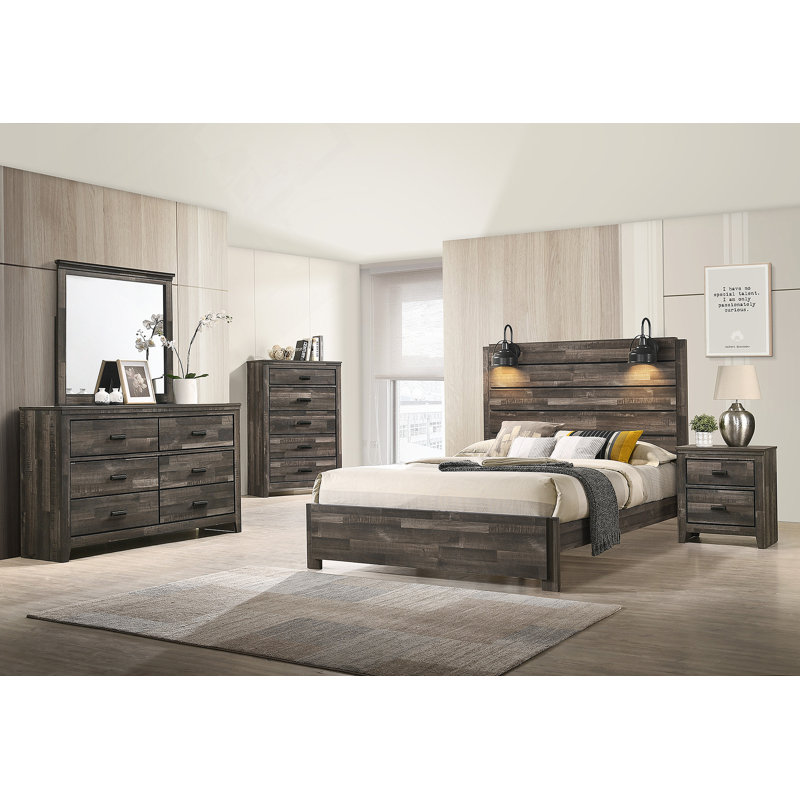 Queen Beds, Brown, Queen