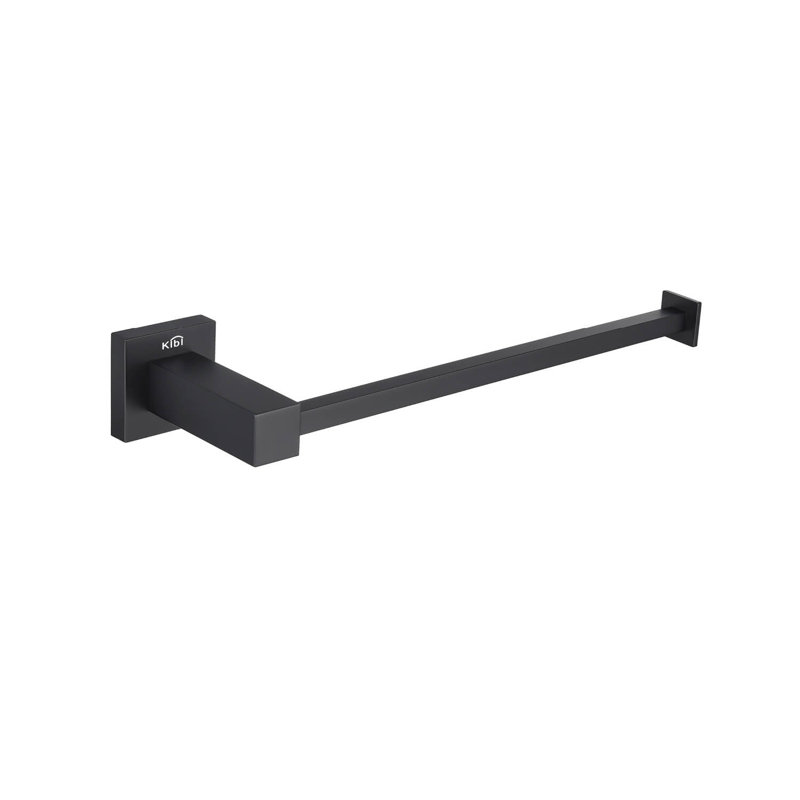 Barre à serviettes murale 10 ", Noir mat