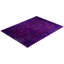 Tapis unique noué à la main mauve Rachal - 9 pi 2 po x 12 pi 5 po