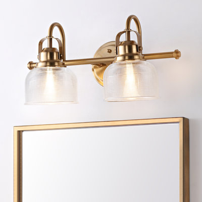 Gilcrease Metal/Glass LED Vanity Light