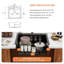 Évier de cuisine en quartz en granite à montage sur comptoir 25 po x 22 po-101514550