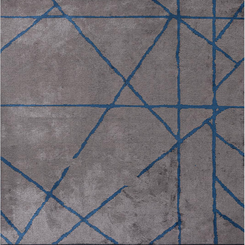 Rapture Abstract Area Rug, Square 9'10"