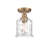 Berowalt 1-Light Dimmable Hand-Blown Glass Single Bell Pendant-392123342