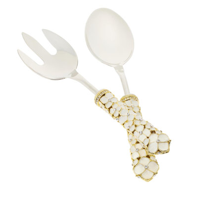Dogwood Stainless Steel Salad Servers