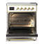 Majestic III Series 30 Inch Induction Range with 4 Induction Elements in Stainless Steel (Burnished Trim)-1810982688-1810982695