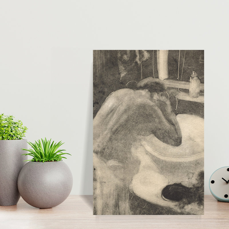 The Washbasin, C.1880-85 Impressionist Abstract Contemporary Wall Art Print, 45.72cm H x 30.48cm W