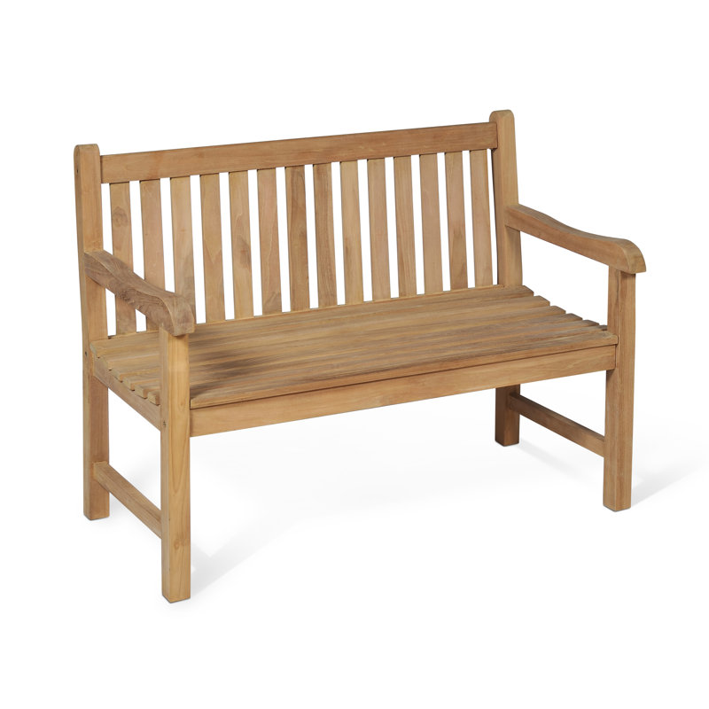Valentina Wood Garden Bench, 93cm H x 120cm W x 60cm D (2-Seater)