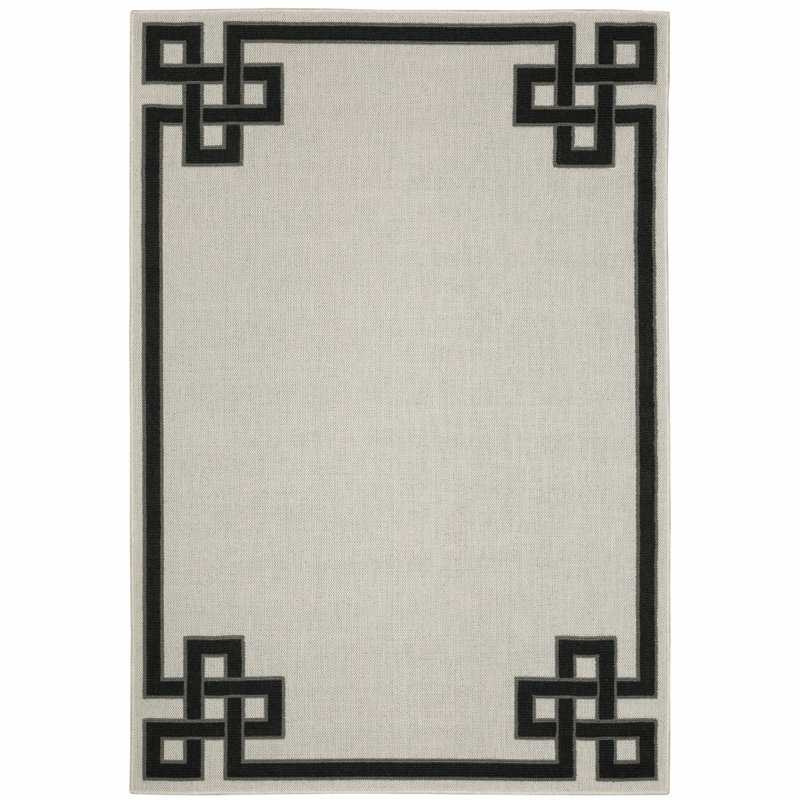 Kellyville Geometric Indoor / Outdoor Rug, Rectangle 9'10" x 12'10"