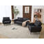 Corvo 61' Faux Leather Flared Arms Loveseat-1375517451