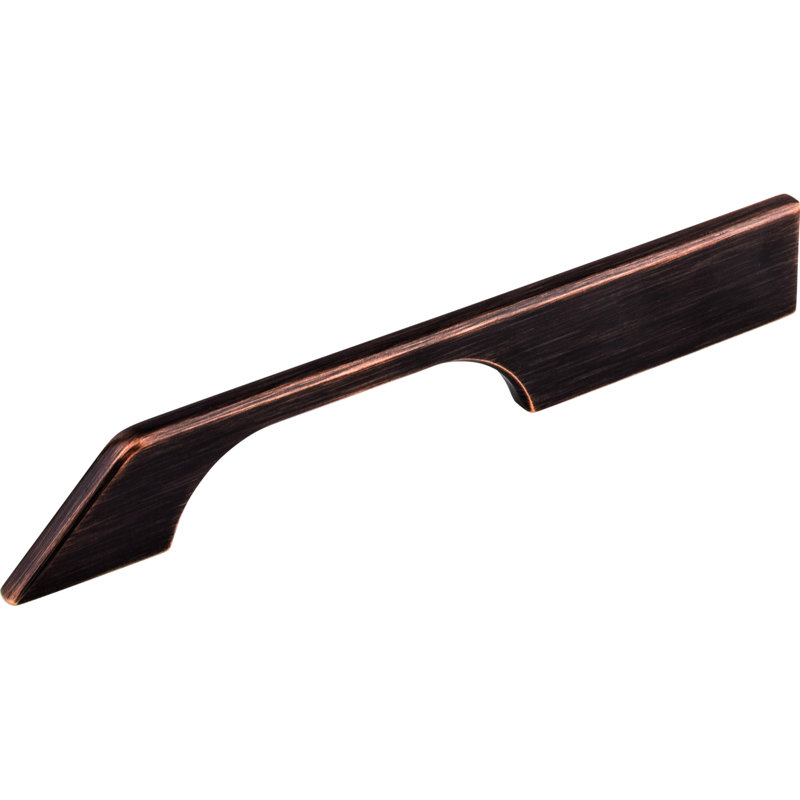 Tapered Bar pull, Flat Black, 7" Center to Center
