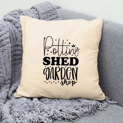 Polyester/Polyester Blend Reversible Throw Pillow