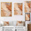 «Orange» et «Beige Unounded Imagination I», art mural abstrait-745763740-745763715