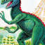 Ceratosaurus - Graphic Art on Canvas