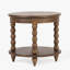 Isabel Spindle Solid Wood Round End Table