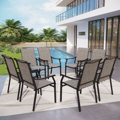 Fauteuil de salle à manger d'extérieur Taline Premium