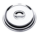 Menu & Banquet Cover for Round Plate 13" - 12 Pieces - Stainless Steel