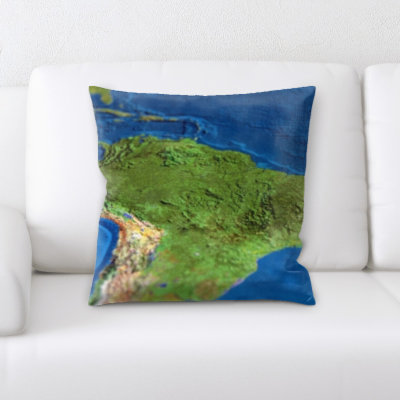 Slak South America Square Pillow Cover & Insert
