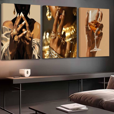 3 Piece Wrapped Canvas Print