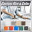 ColourTree Sun Shade Sail Triangle Hardware Kit (Hardware Kits + Cable Wires)