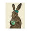 Art mural sur toile Trinx Tara Royle Hare Teatime I-1943445438