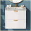 Meuble-lavabo mural moderne à 2 tiroirs-105352222
