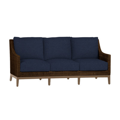 Peninsula Woven Sofa - Mahogany/Chestnut
