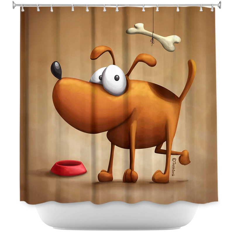 Rideau de douche simple dog ii