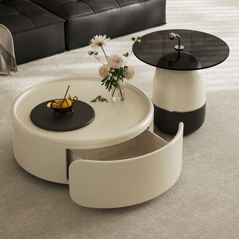 Ensemble de tables basses Modern, H 13,38 po x L 27,56 po x P 27,56 po