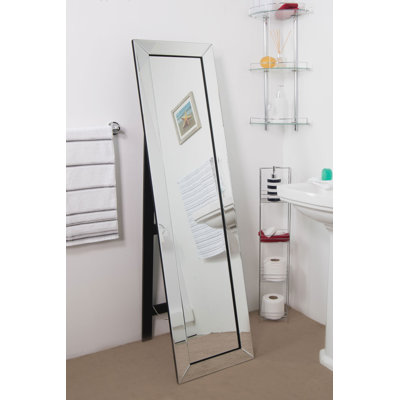 Phillip Glass Flat Floor Mirror